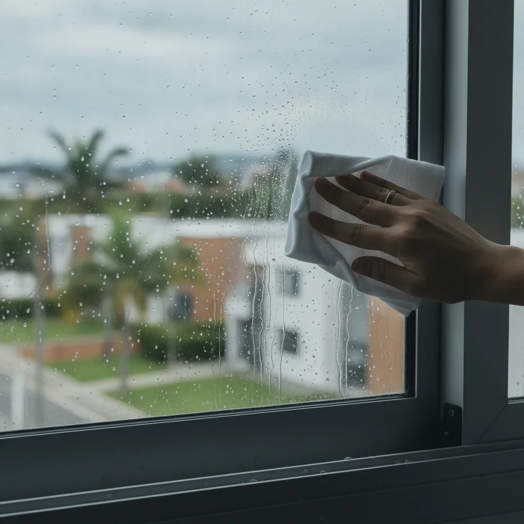 Condensación en ventanas de aluminio: causas y soluciones