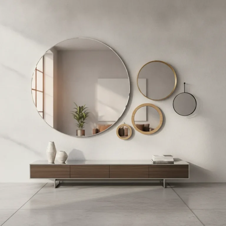 Espejos redondos grandes: la guía definitiva de diseño - espejos redondos grandes